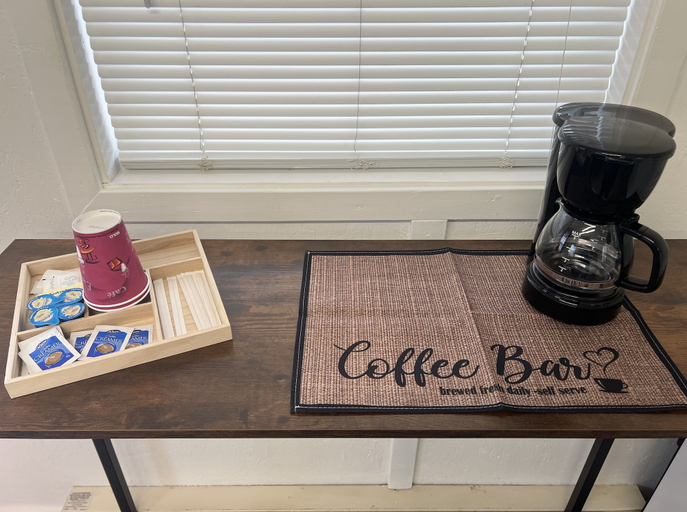 Coffee and/or coffee maker, Clarksville RV Resort, Montgomery