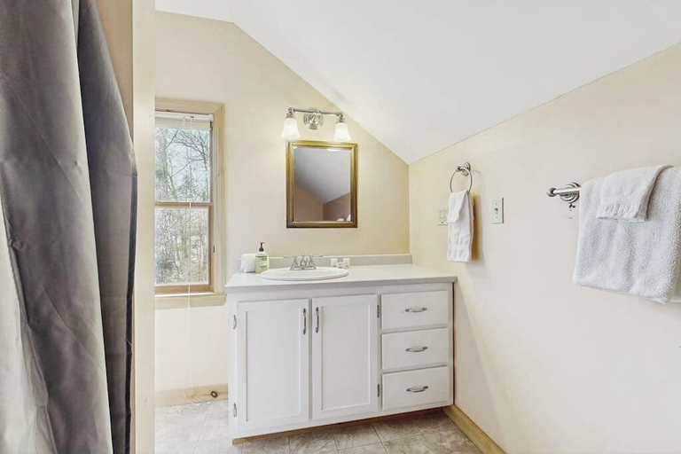 Bathroom 2, Wonderful Lakefront Gem W/ Free Wifi, Dock, Private Beach, Kayaks, Canoe & More, Piscataquis