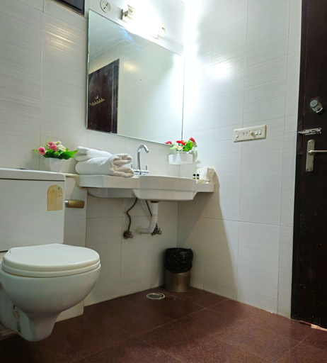 Bathroom 5, hotel crystal retreat, Agra