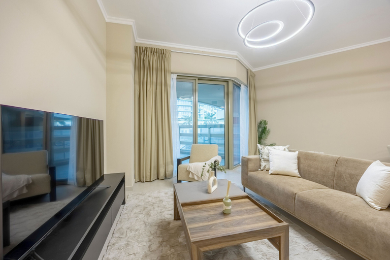 Living area 4, Bloomfields 1BR plus Maids in Ajwan, Abu Dhabi City