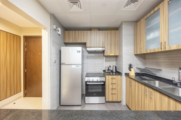 Private kitchen 2, Bloomfields 1BR plus Maids in Ajwan, Abu Dhabi City