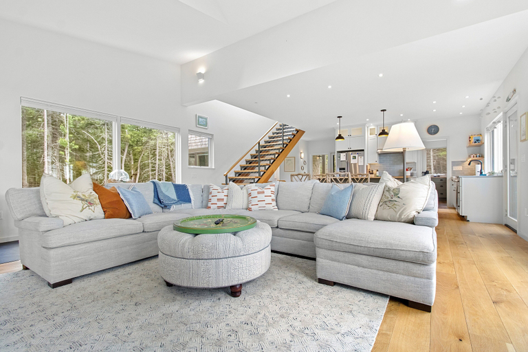 Living area 5, Quiet, Modern, Dog-friendly Home With Ocean Views, Private Trails & Firepit, Knox