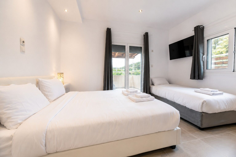 Bedroom 2, ATH Airport Suites Free Shuttle, Attica
