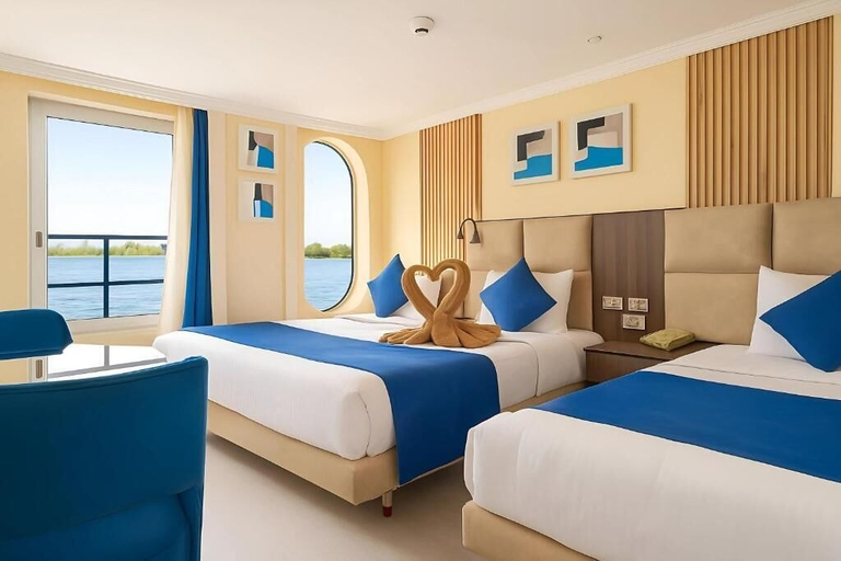 Room 4, 4 nights Aurora Nile Cruise full board, Luxor