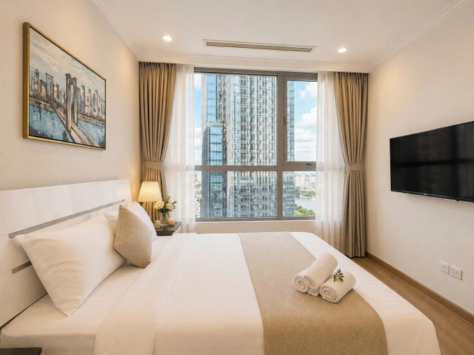 Bedroom 3, Lyshing Apartment in Vinhomes Luxury Landmark, Bình Thạnh