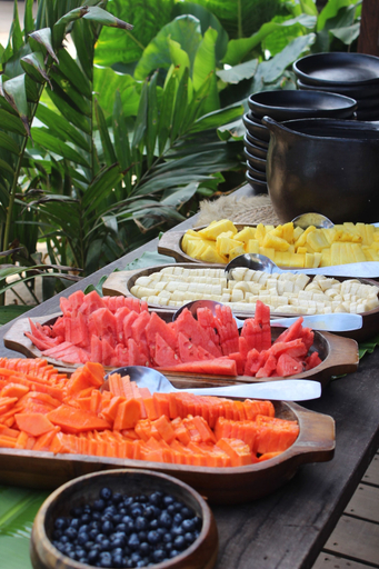 Breakfast meal, UNÚ Beach, Riohacha