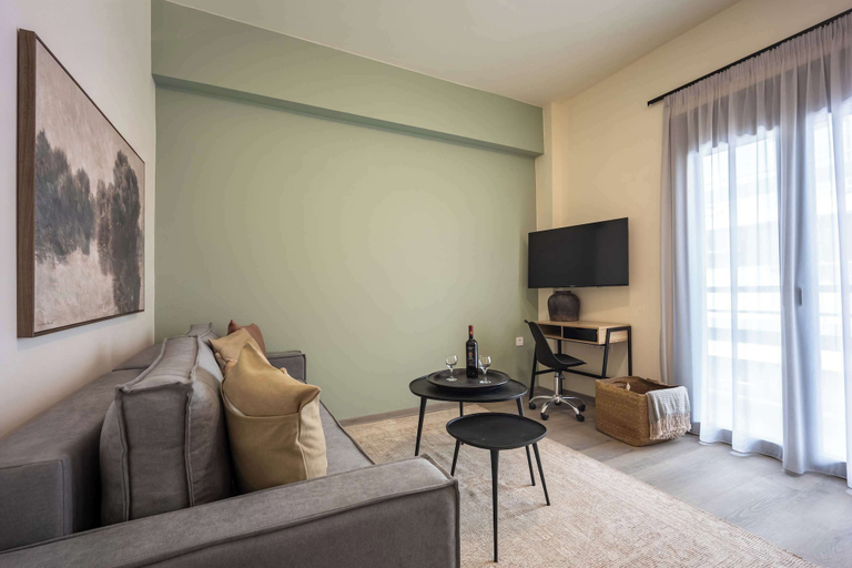 Living area 5, Stylish 2BR Exarchia l King Bed & Desk, Attica