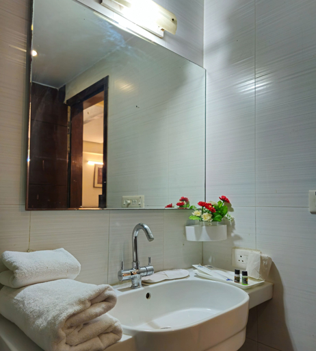 Bathroom 5, hotel crystal retreat, Agra