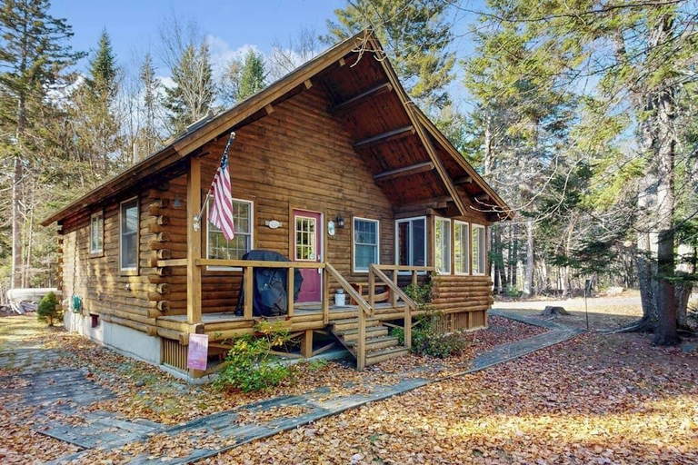 Exterior 5, Cozy Cabin With Covered Porch, Firepit, Grill, Fireplace, & Washer/dryer, Piscataquis