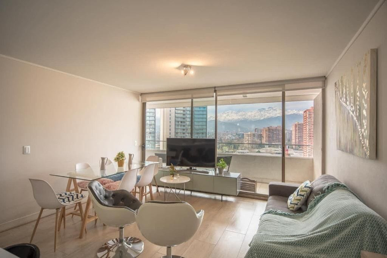 Living area 4, Exclusive Apt in Las Condes with Balcony, Santiago