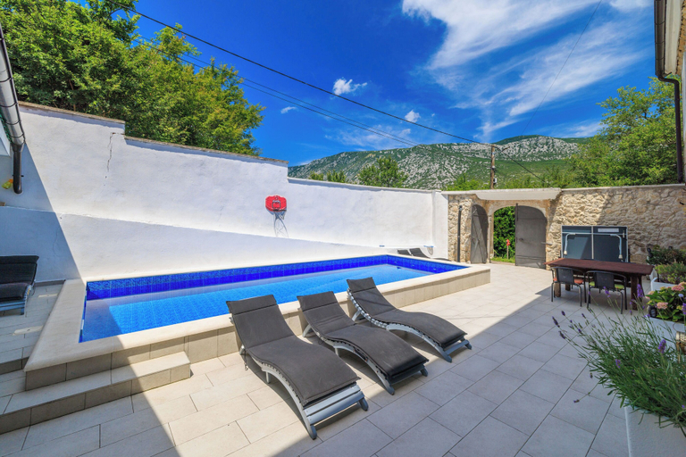 Outdoor pool 3, Villa Stone Castle, Vinodolska
