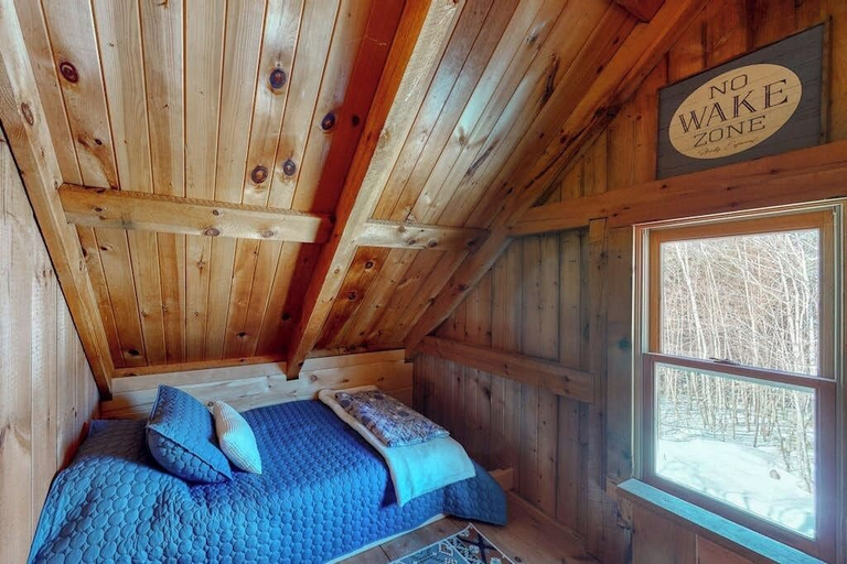 Bedroom 3, Cozy Woodsy Cabin w/ a Deck, Firepit, Gas Grill, Free Wifi, & Full Kitchen, Piscataquis