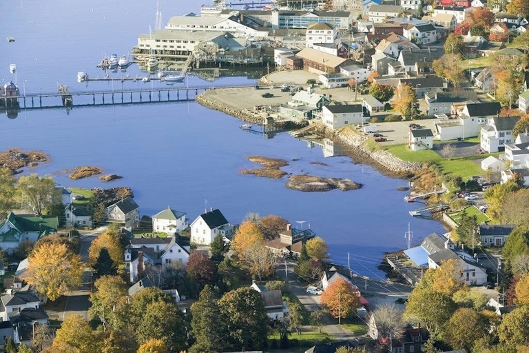 Aerial view, Nautical Vacation Rental in in Walkable Downtown With Harbor View, Grill & Deck, Lincoln