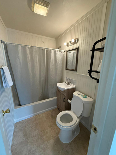 Bathroom 2, Lakeside Motel, Grant