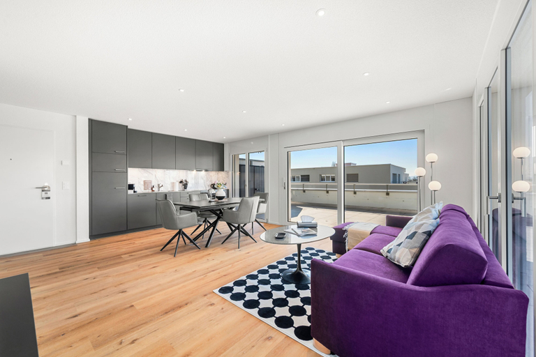 Living area, Appartement B3 13, Broye-Vully