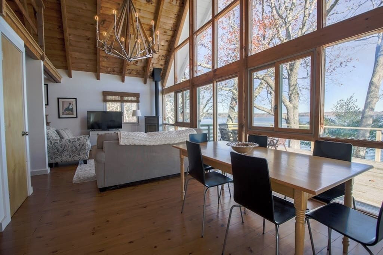 Living area 3, Remodeled Waterfront Home With Wraparound Deck, Water Views, & Beach Access, Lincoln