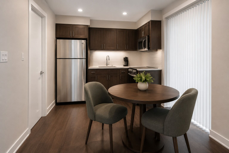 Private kitchen, Modena City Hotel, Toronto