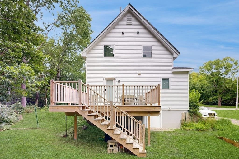 Exterior 5, Charming Camden Retreat With Front Porch, Deck and Wifi, Knox