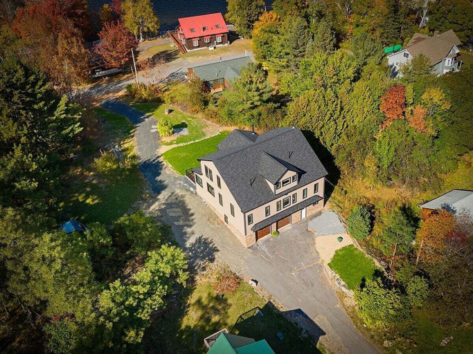 Aerial view 5, Modern Dreamy Moosehead Home - Lake Views, Walk to, Piscataquis