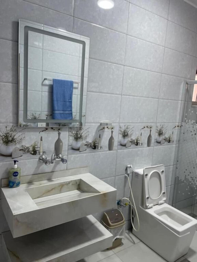 Bathroom 2, airport villa amman, Jizeh