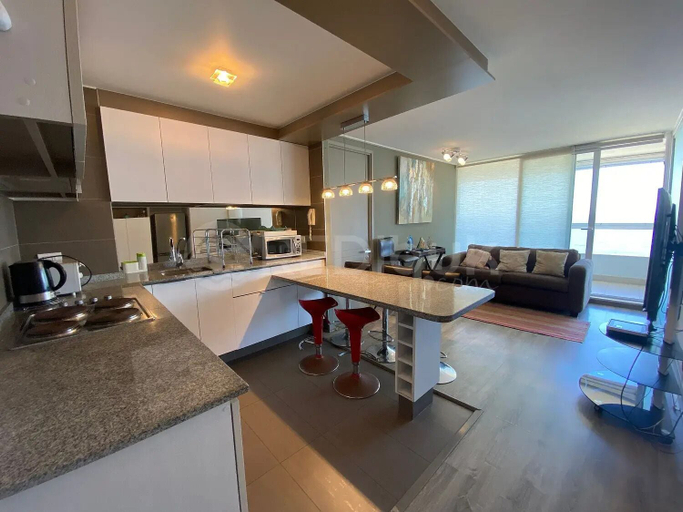Private kitchen 5, Dpto Moderno exclusivo maravillosa vista, Valparaíso