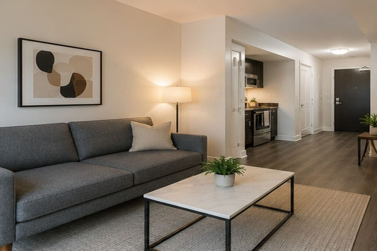 Living area, Skylane Hotel & Suites, Toronto