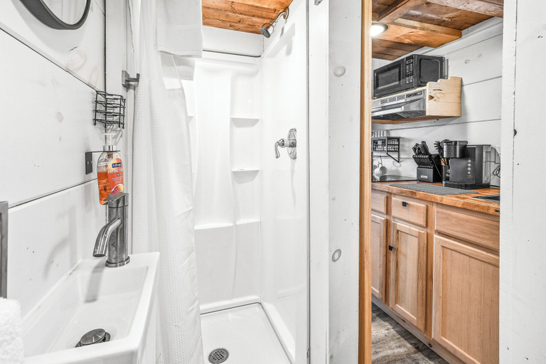 Private kitchen 5, Tiny Home Village Near Dollywood, Sevier