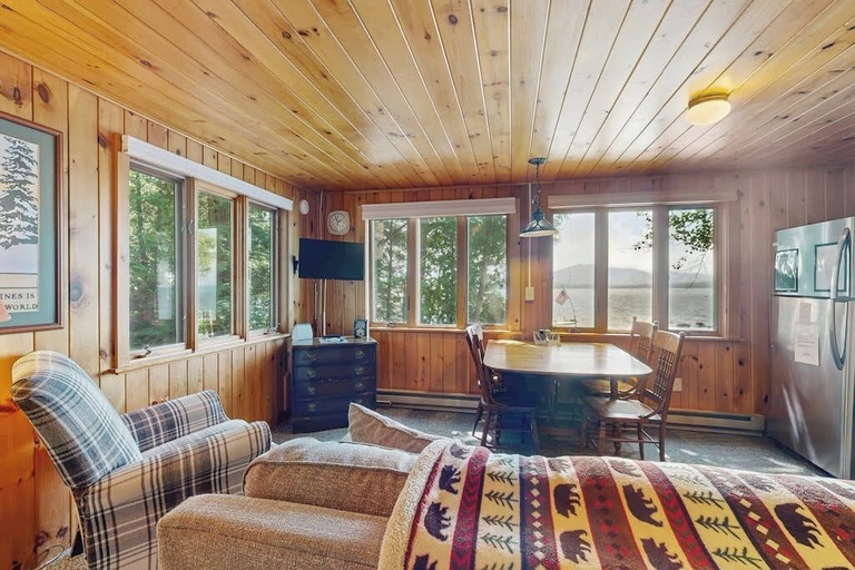 Interior 5, Cozy Lakefront Cottage With Dock, Mountain Views, Peaceful Location, Piscataquis