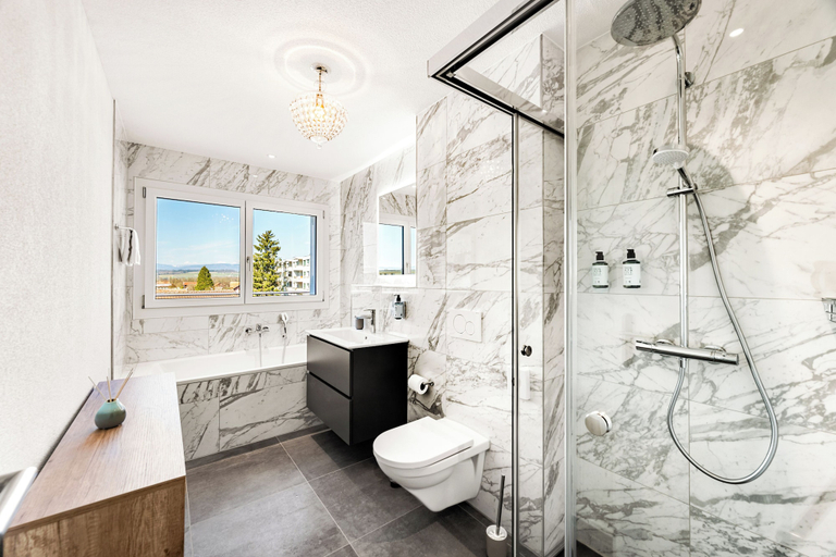 Bathroom, Appartement B3 13, Broye-Vully