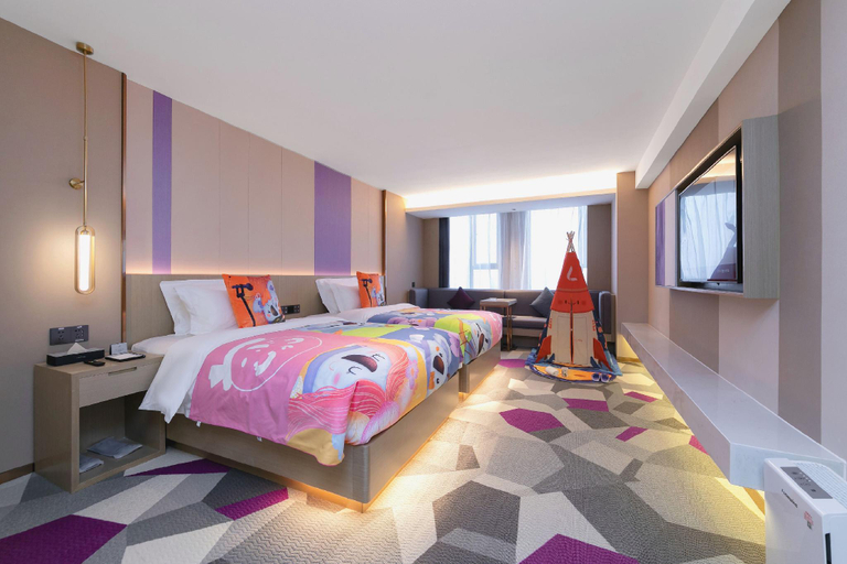 Bedroom 2, Lavande Hotel Wuhan Optics Valley Future Technology City, Wuhan