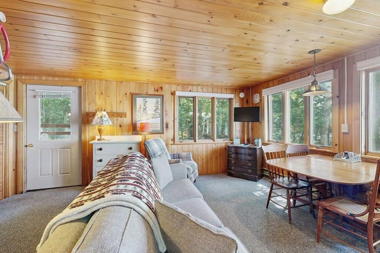 Living area 3, Cozy Lakefront Cottage With Dock, Mountain Views, Peaceful Location, Piscataquis