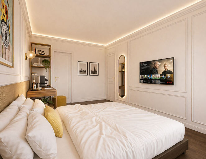 Bedroom 3, Hôtel Beauvoisin, Paris
