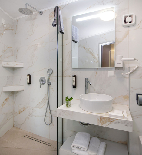Bathroom 5, Atrion Hotel, Crete