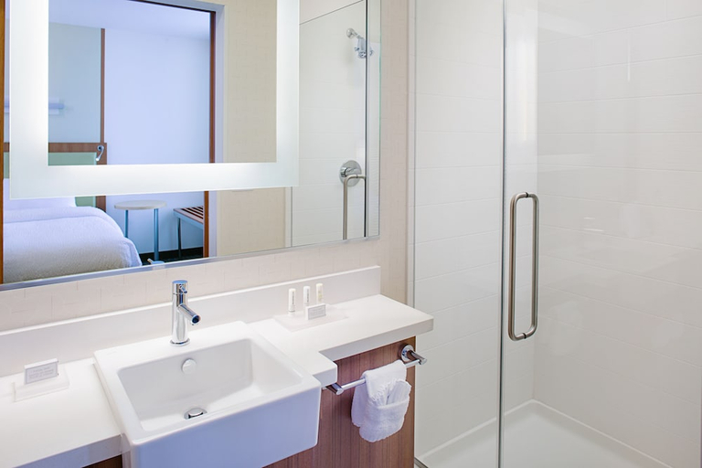 Bathroom 4, SpringHill Suites Dallas Lewisville, Denton