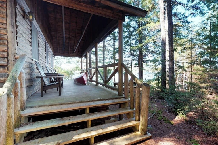 Interior entrance, Lakefront Cabin With Private Dock & Beach Access, Piscataquis