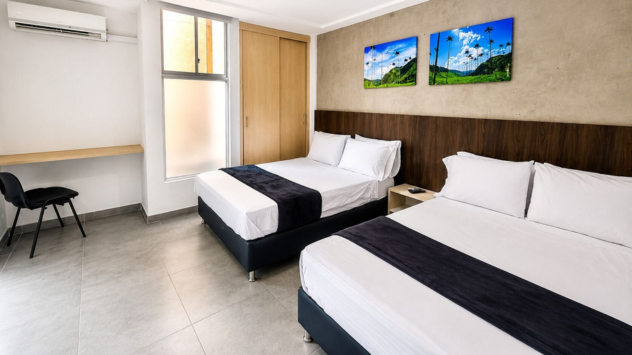 Bedroom 2, ColdAC fast Wifi best Laureles location, Medellín