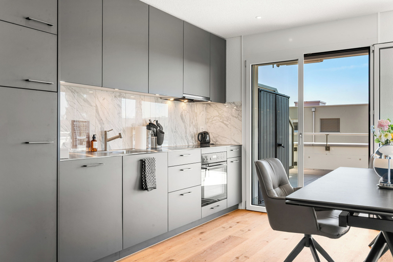 Private kitchen, Appartement B3 13, Broye-Vully
