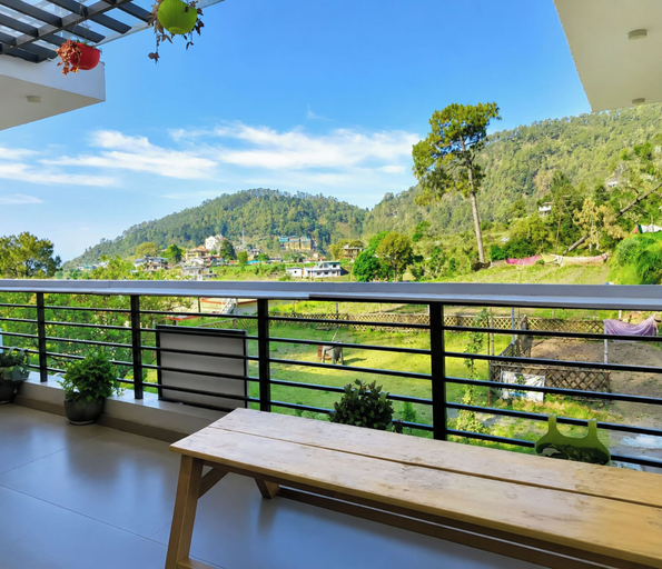 View from property, Hotel Kanwal Resort & Farms Khurpatal, Nainital