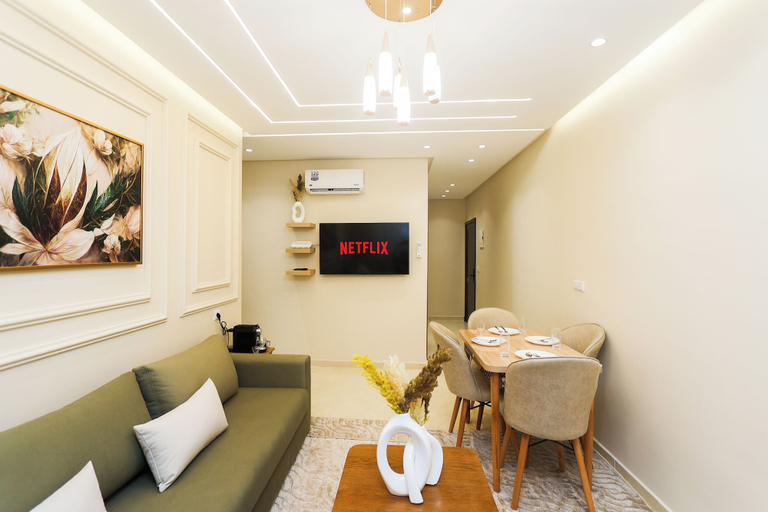 Living area 3, TGV 7 min Corniche Plage WiFi fibre, Fahs Anjra