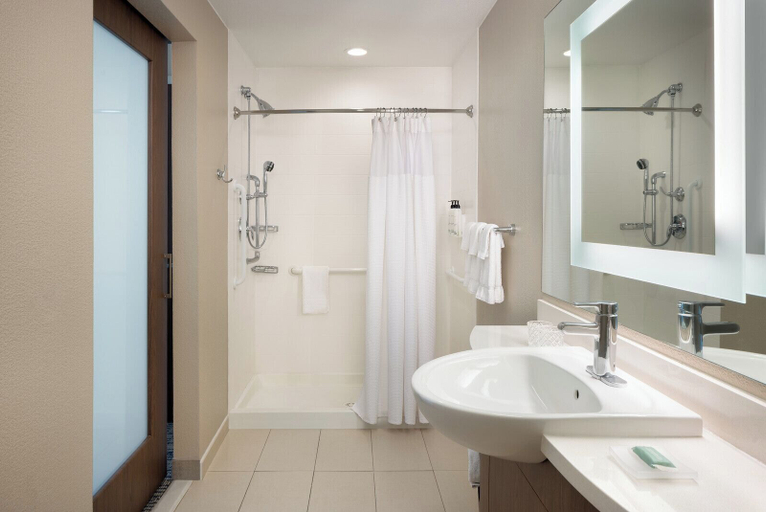 Bathroom 4, Springhill Suites Wichita Airport, Sedgwick