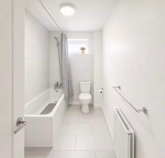 Bathroom 5, Convenient Modern Lrg 2 Bedroom w Wifi and Parking, Lancashire