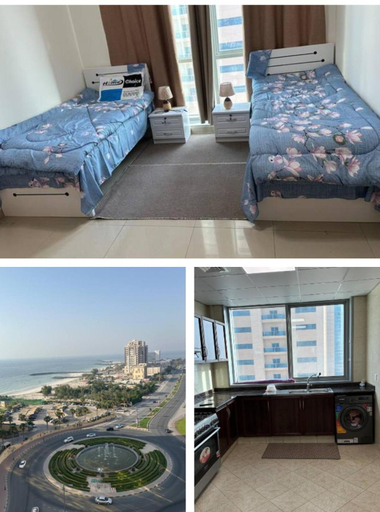 Bedroom 3, Ajman Beach Apartments, Ajman
