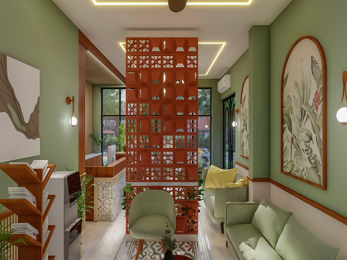 Living room 5, Deluxe Twin Sunday Hotel by Checkin, Gautam Buddha Nagar