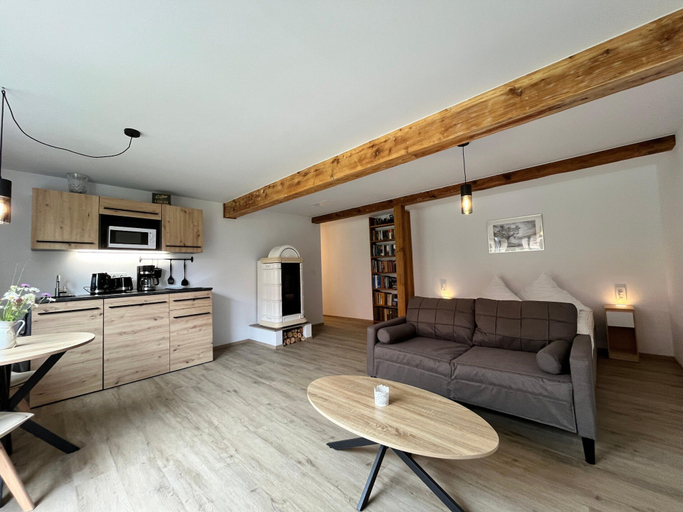 Living room 2, Neues Appartement Nr. 6 im Lepels Hof, Vorpommern-Greifswald