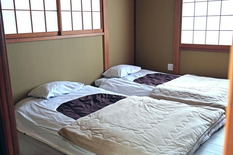 Bedroom, HARUNA WING Relax in a private cottage in the forest,enjoying the breathtaking view from a cypress w, Tsumagoi
