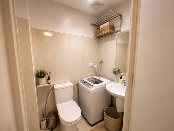 Bathroom 3, Luxury Open Concept Condo Front of Mall Of Asia at Shell Residences Tower B, Pasay City