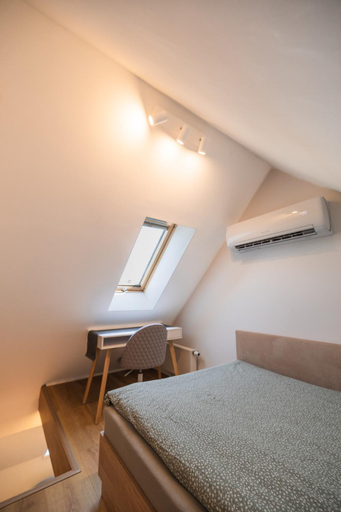 Bedroom 2, Cosy Studio in the City center with Air conditioneer!, Klaipėdos