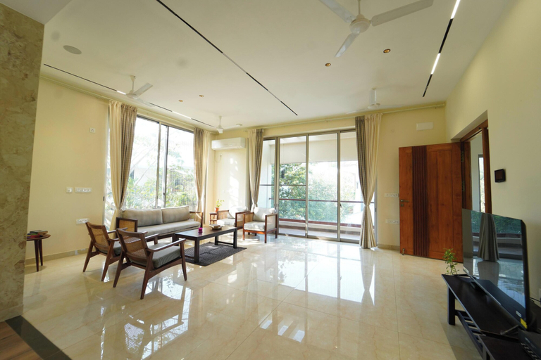 Living area 5, Aurora Mansion by Red Olive 3bhk Nr ECR Beach, Chennai