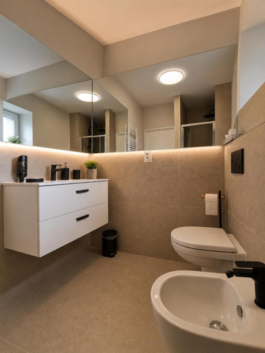 Bathroom 2, Hotel Marathon, Senec