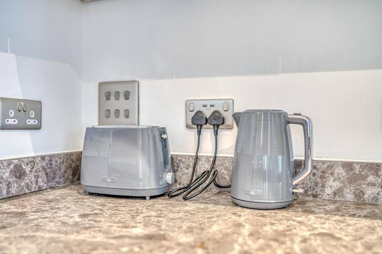 Coffee and/or coffee maker, City View Apartment Near Manchester City Centre, Manchester